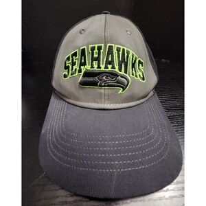 Seattle Seahawks NFL Team Apparel Strapback Hat Cap football‎